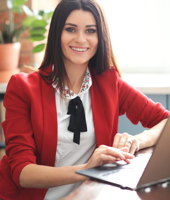 Career. Business Woman in the office